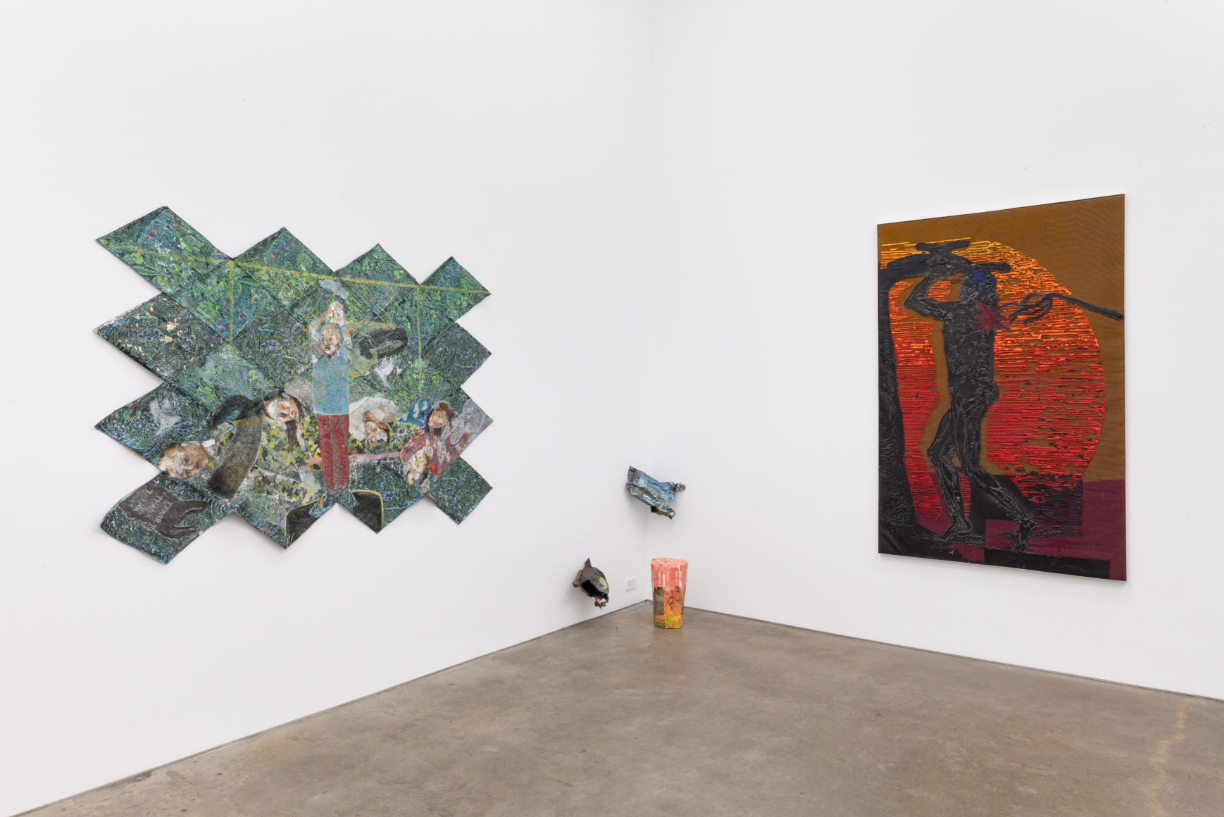 Kathia St. Hilaire & Austin Martin White "Celestial Transits", Installation view at Derek Eller Gallery, NY, 2021