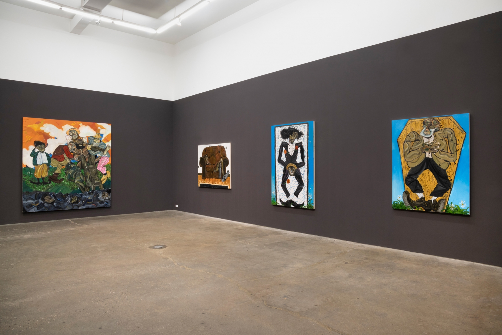 Jameson Green, installation view of Fiends' New Moon Ballet, 2021