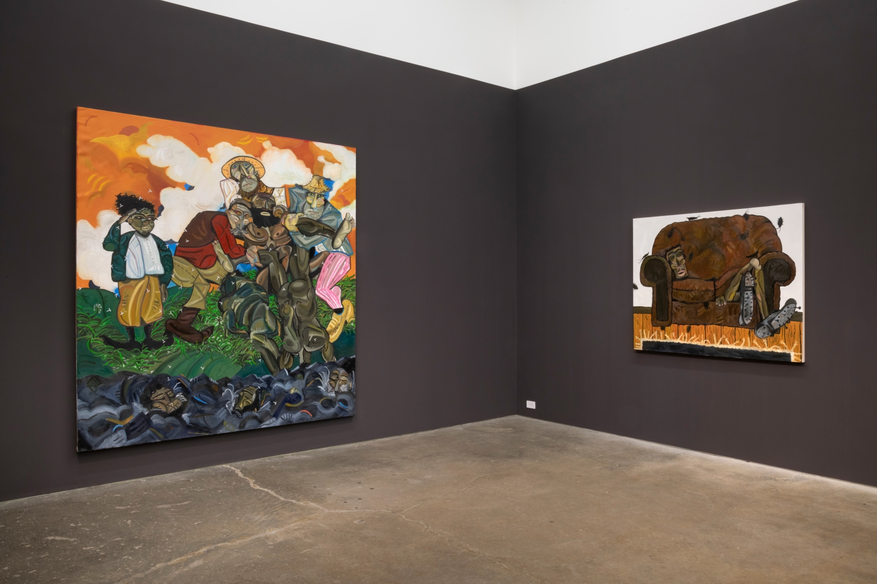 Jameson Green, installation view of Fiends' New Moon Ballet, 2021