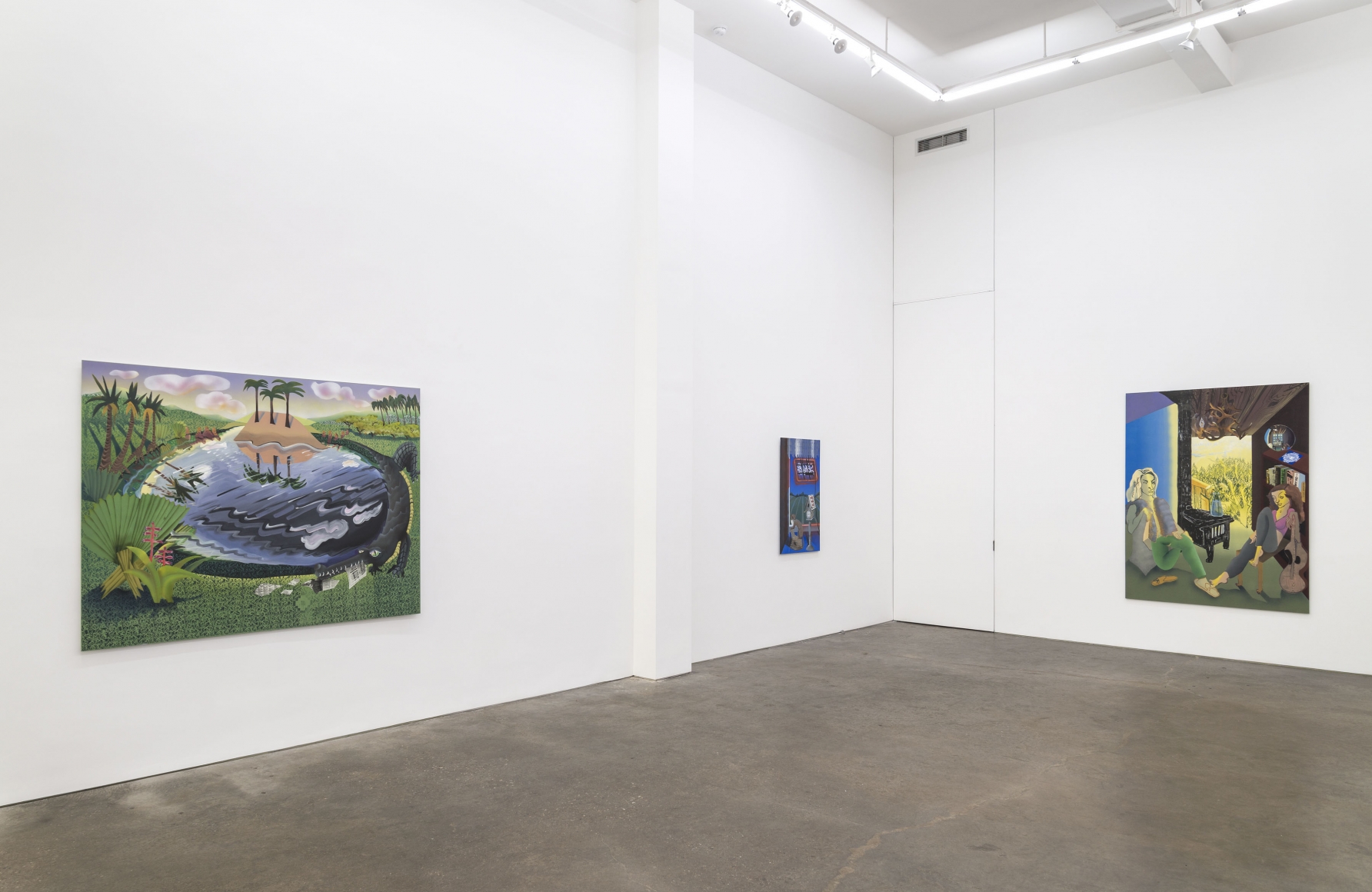 Melissa Brown, Between States, installation view at Derek Eller Gallery, New York 