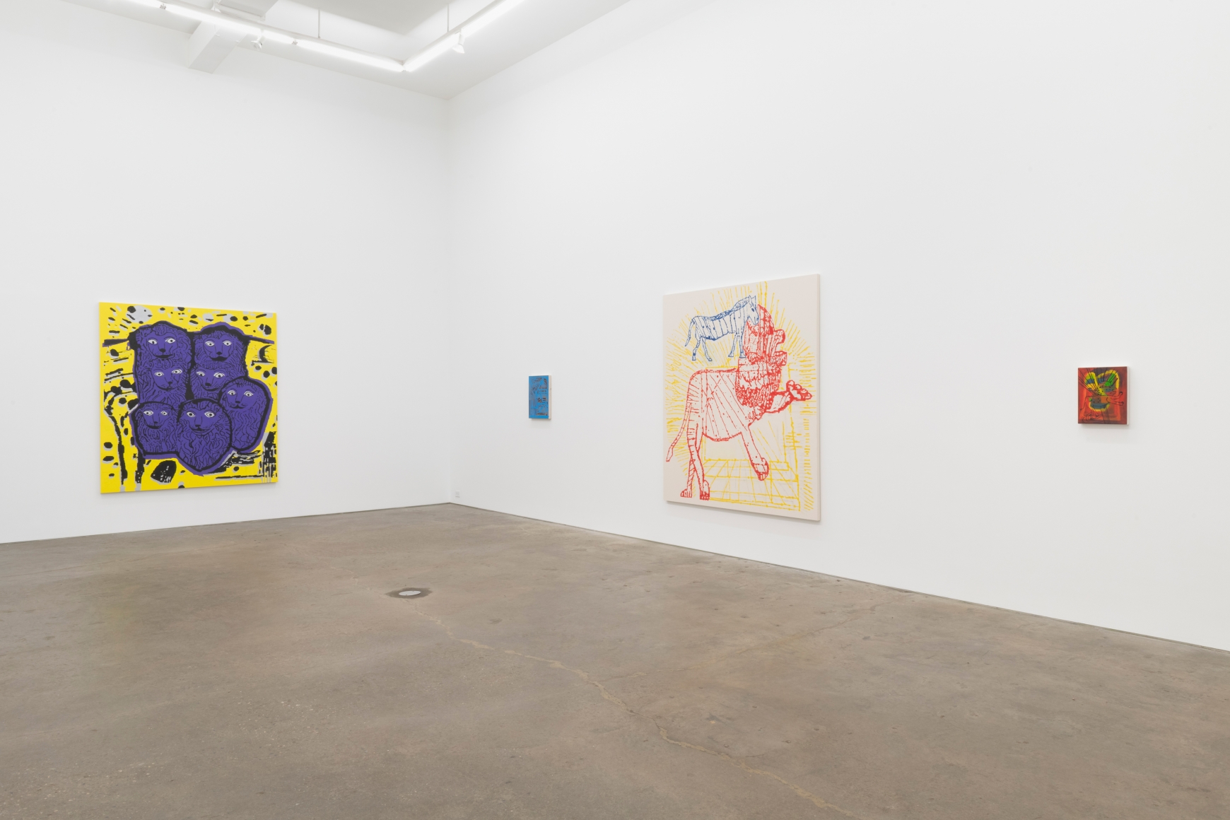 Installation view of Voyagers, April 29 – May 29, 2021