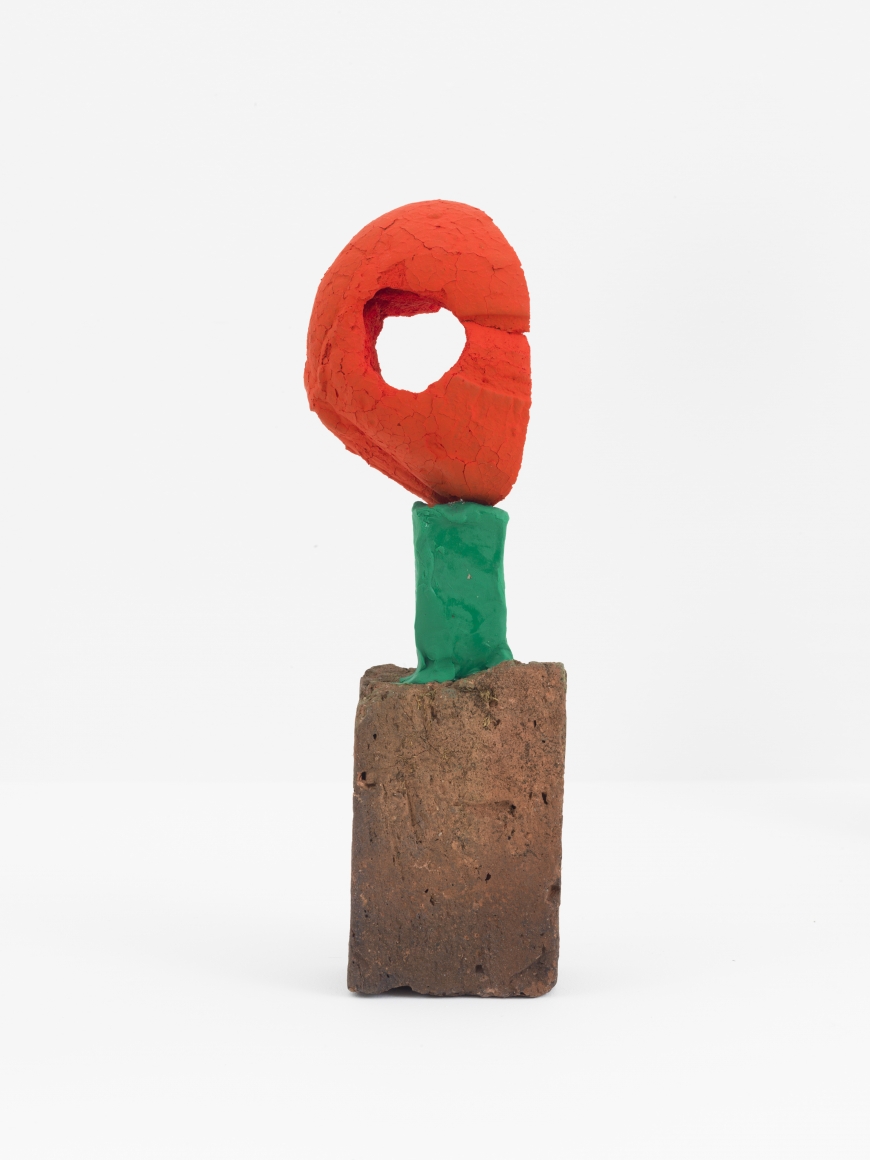 Driftloaf (Red on Green Clay), 2015