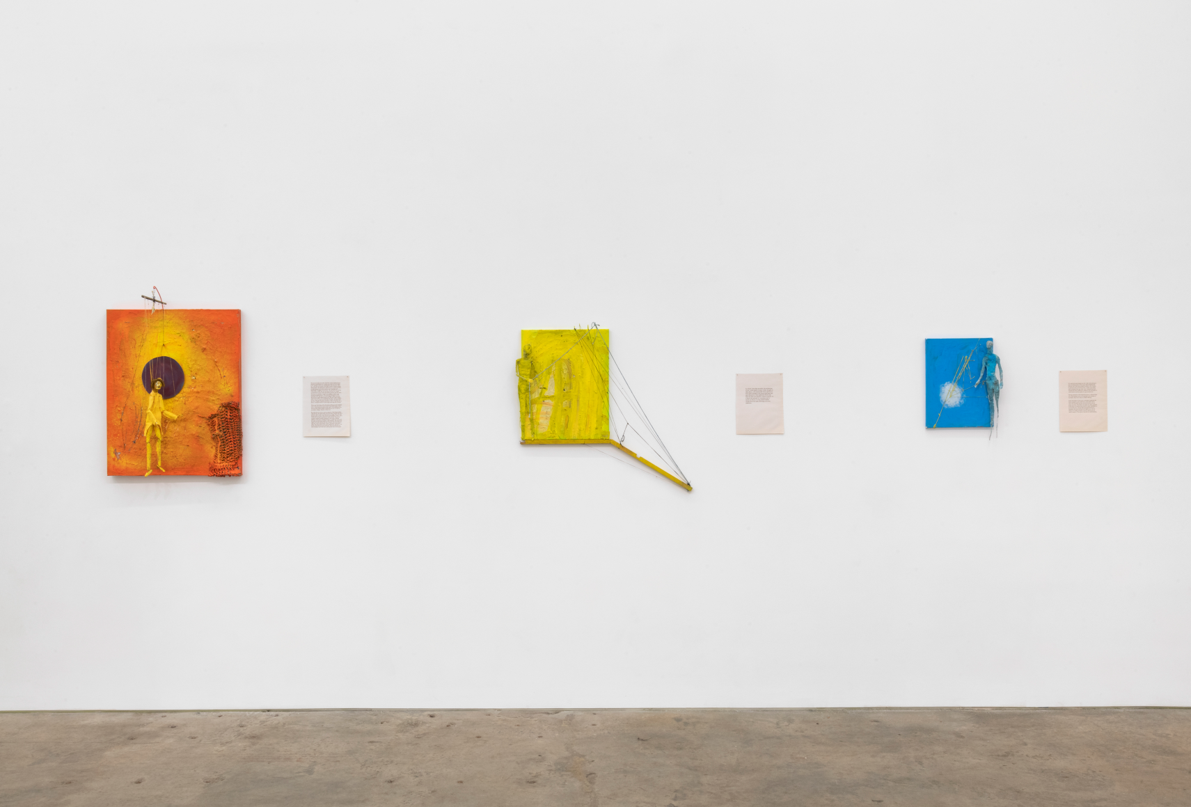 Tom Thayer, Make a Pinch Pot Out of Your Mouth, installation view at Derek Eller Gallery, New York