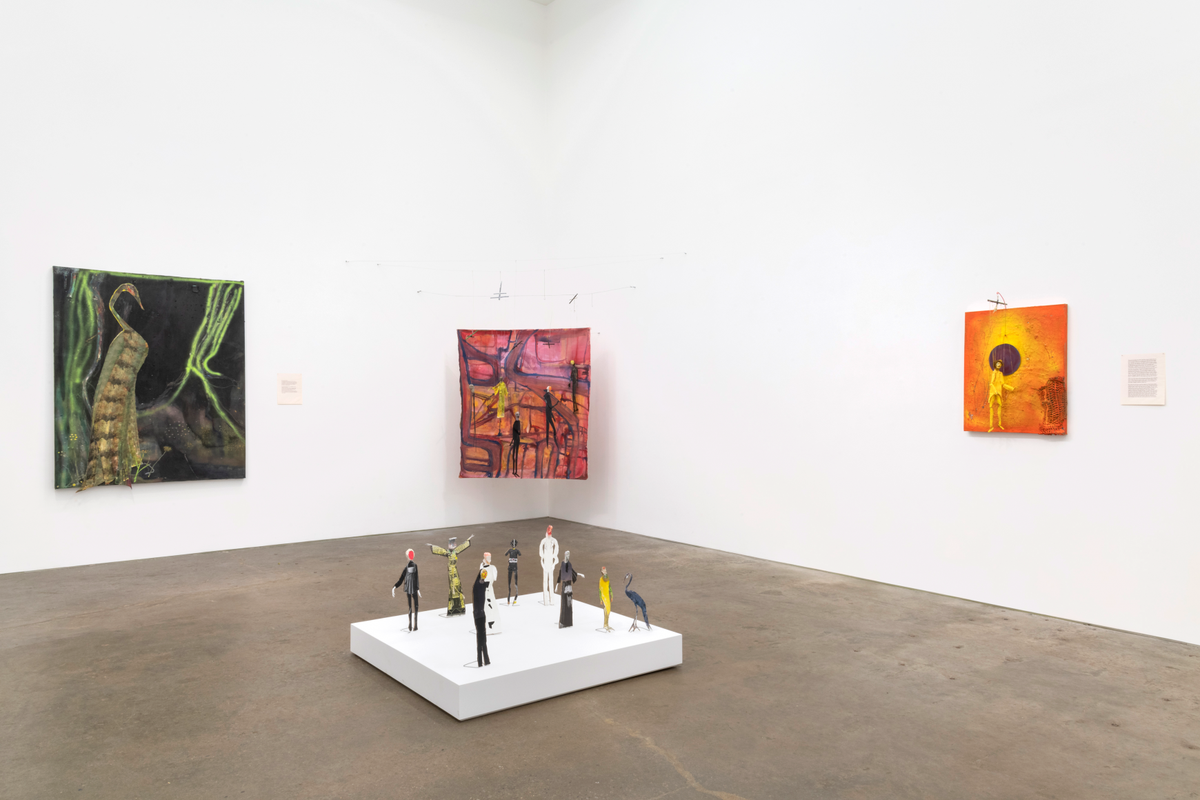 Tom Thayer, Make a Pinch Pot Out of Your Mouth, installation view at Derek Eller Gallery, New York