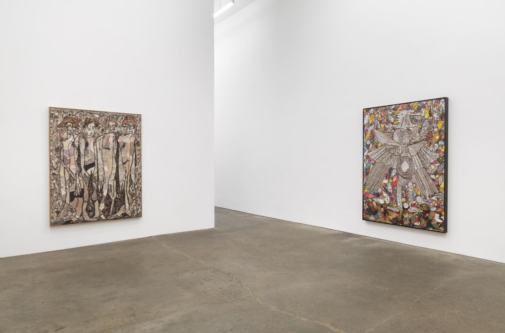Installation view at Derek Eller Gallery, New York 