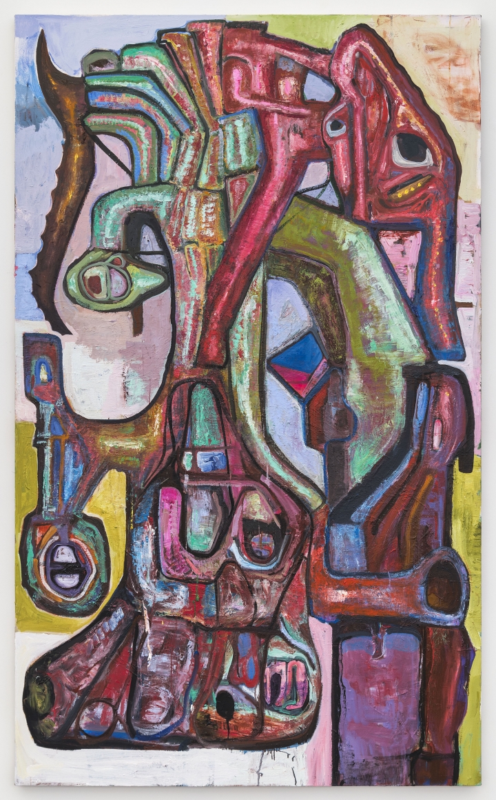 Three Third Eyes, 2018, oil on canvas