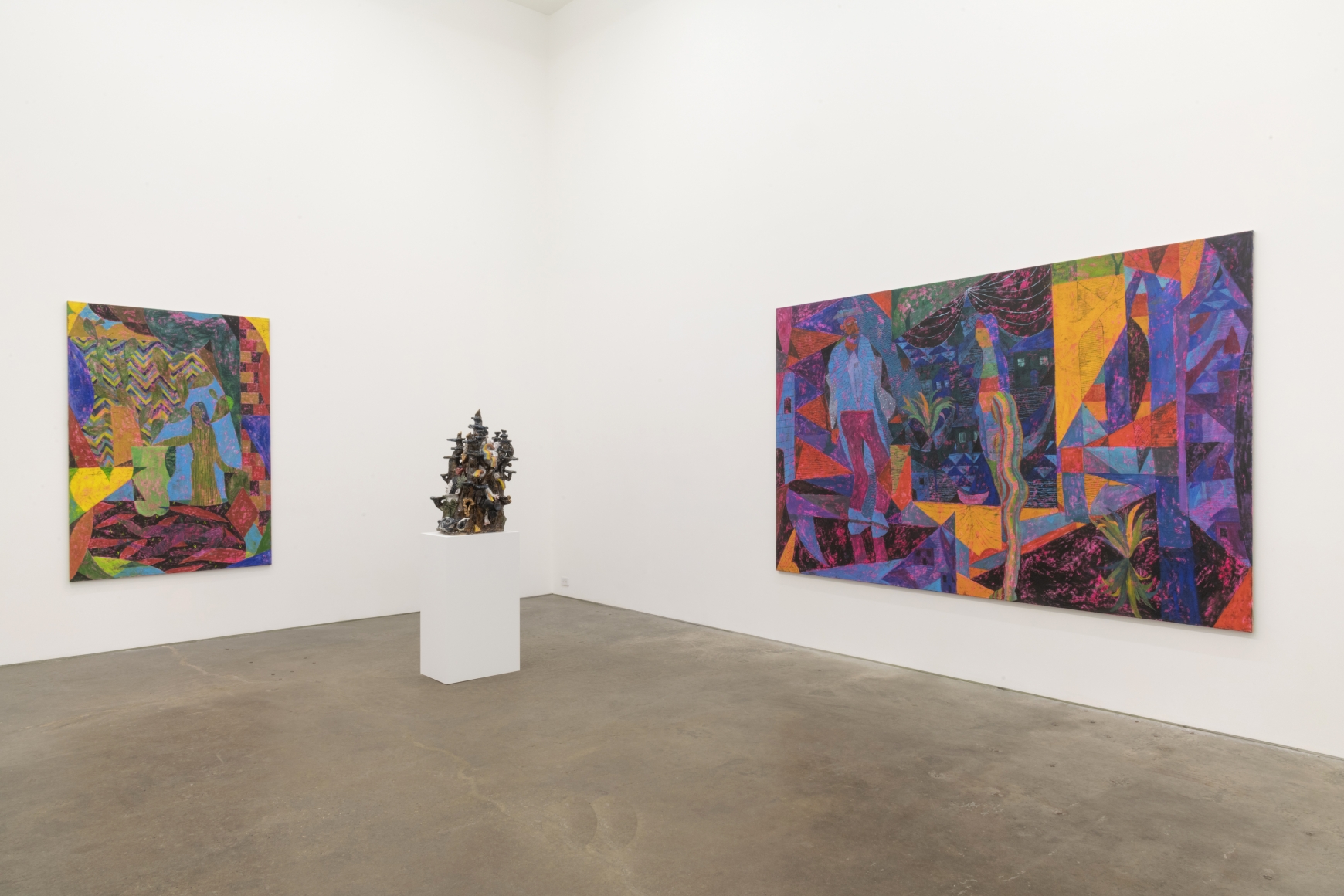 Tom Anholt / Chris Hammerlein, installation view at Derek Eller Gallery, New York 
