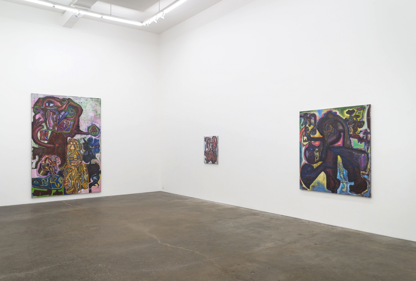Steve DiBenedetto: Toasted with Everything, installation view at Derek Eller Gallery, New York, 2018