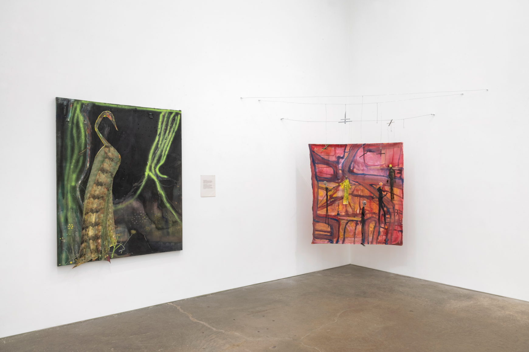 Tom Thayer, Make a Pinch Pot Out of Your Mouth, installation view at Derek Eller Gallery, New York