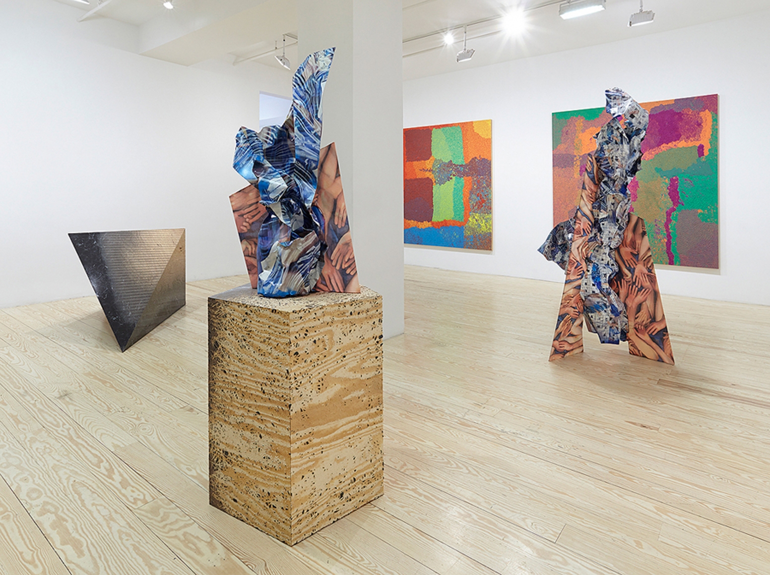 David Kennedy Cutler, Michael DeLucia, David Scanvino, installation view