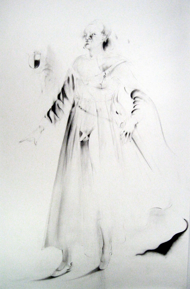 Masculine Man, 2004, graphite on paper