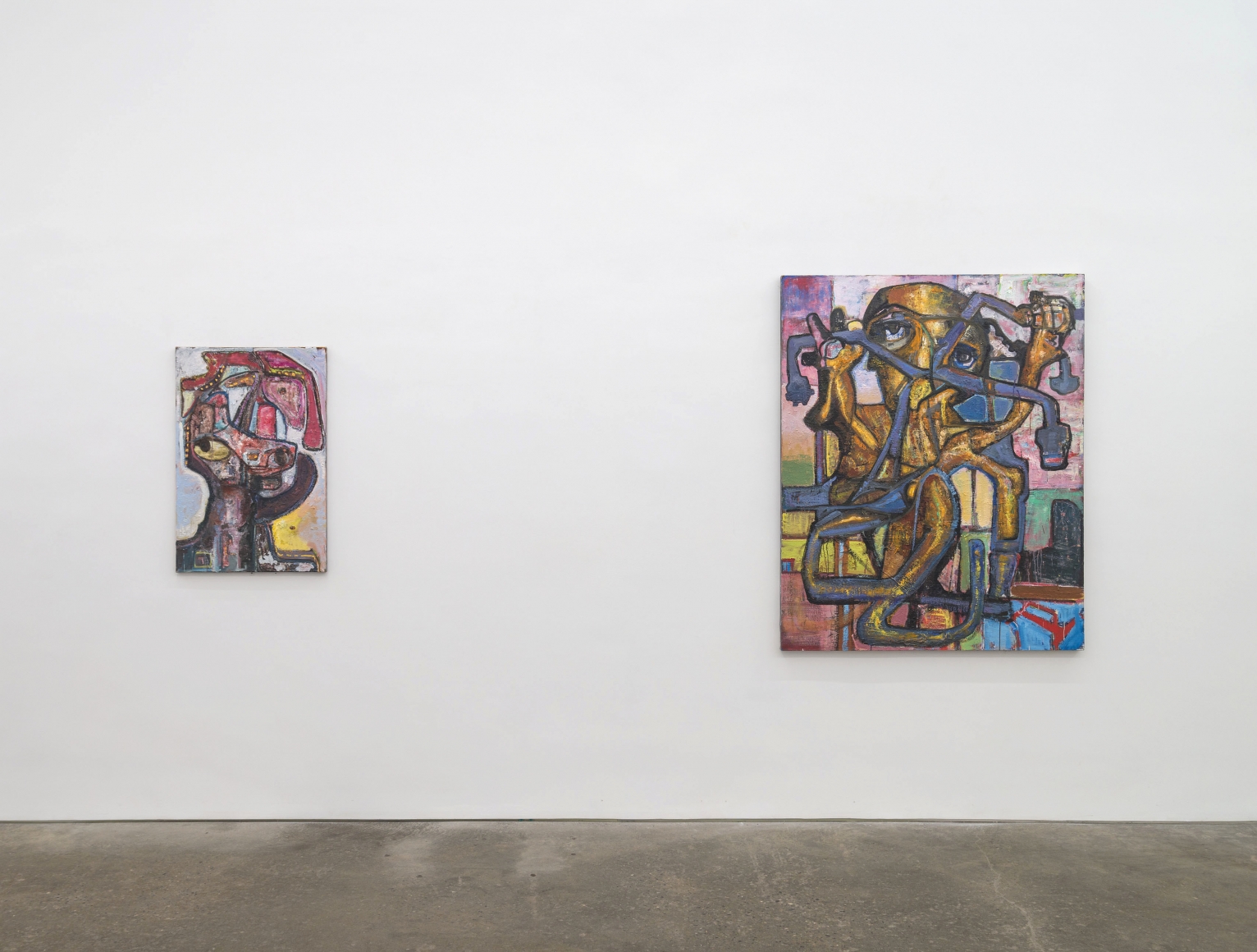 Steve DiBenedetto: Toasted with Everything, installation view at Derek Eller Gallery, New York, 2018