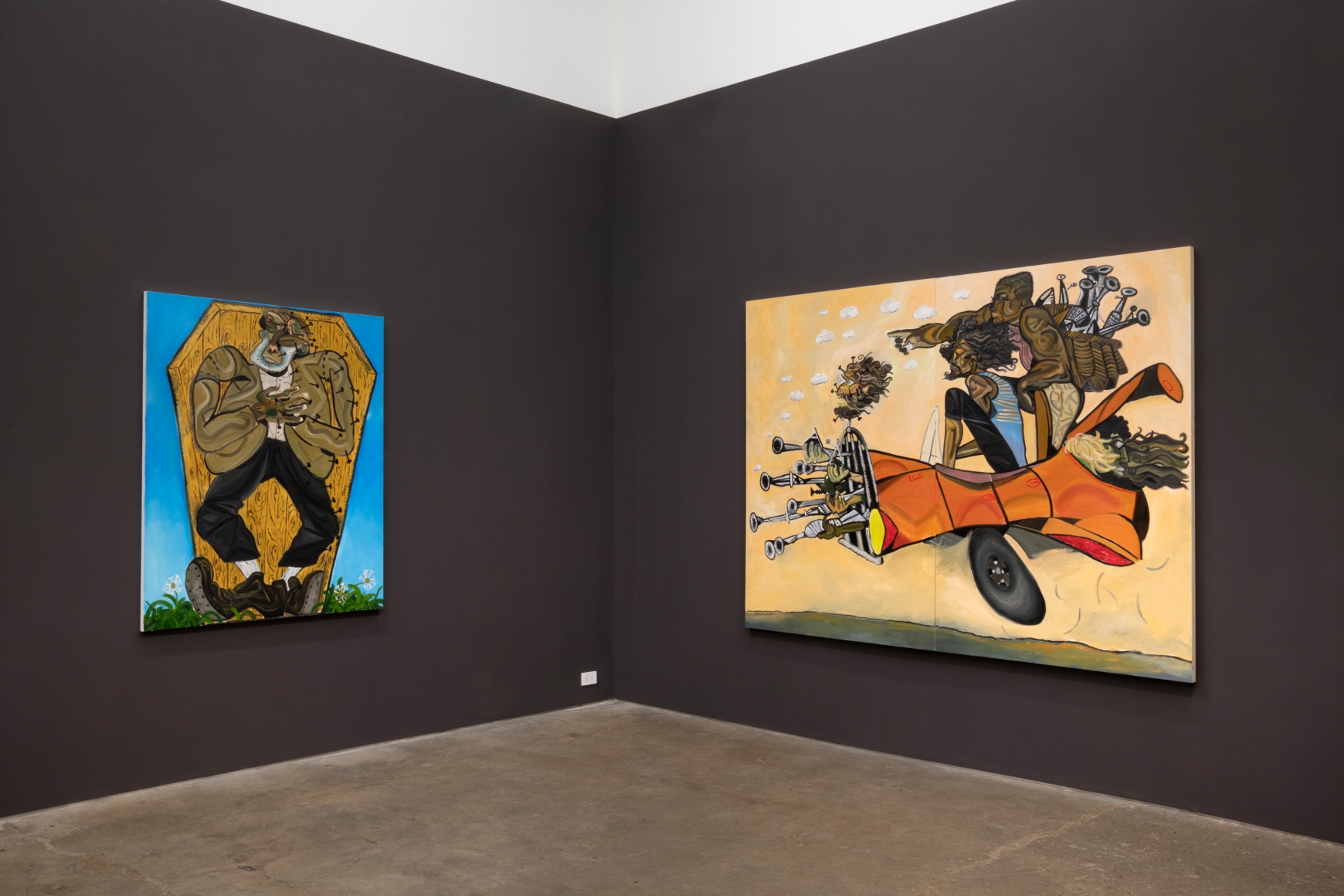 Jameson Green, installation view of Fiends' New Moon Ballet, 2021