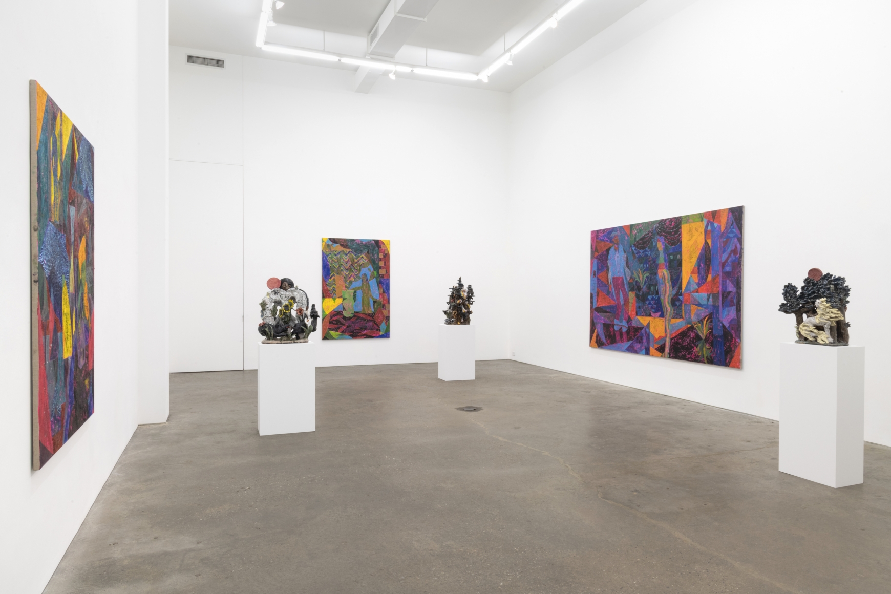 Tom Anholt / Chris Hammerlein, installation view at Derek Eller Gallery, New York 
