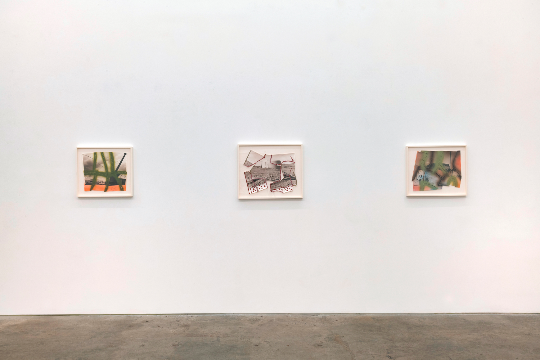 Thomas Barrow, Modest Structures: Caulked Reconstructions 1977-83, installation view at Derek Eller Gallery, New York 