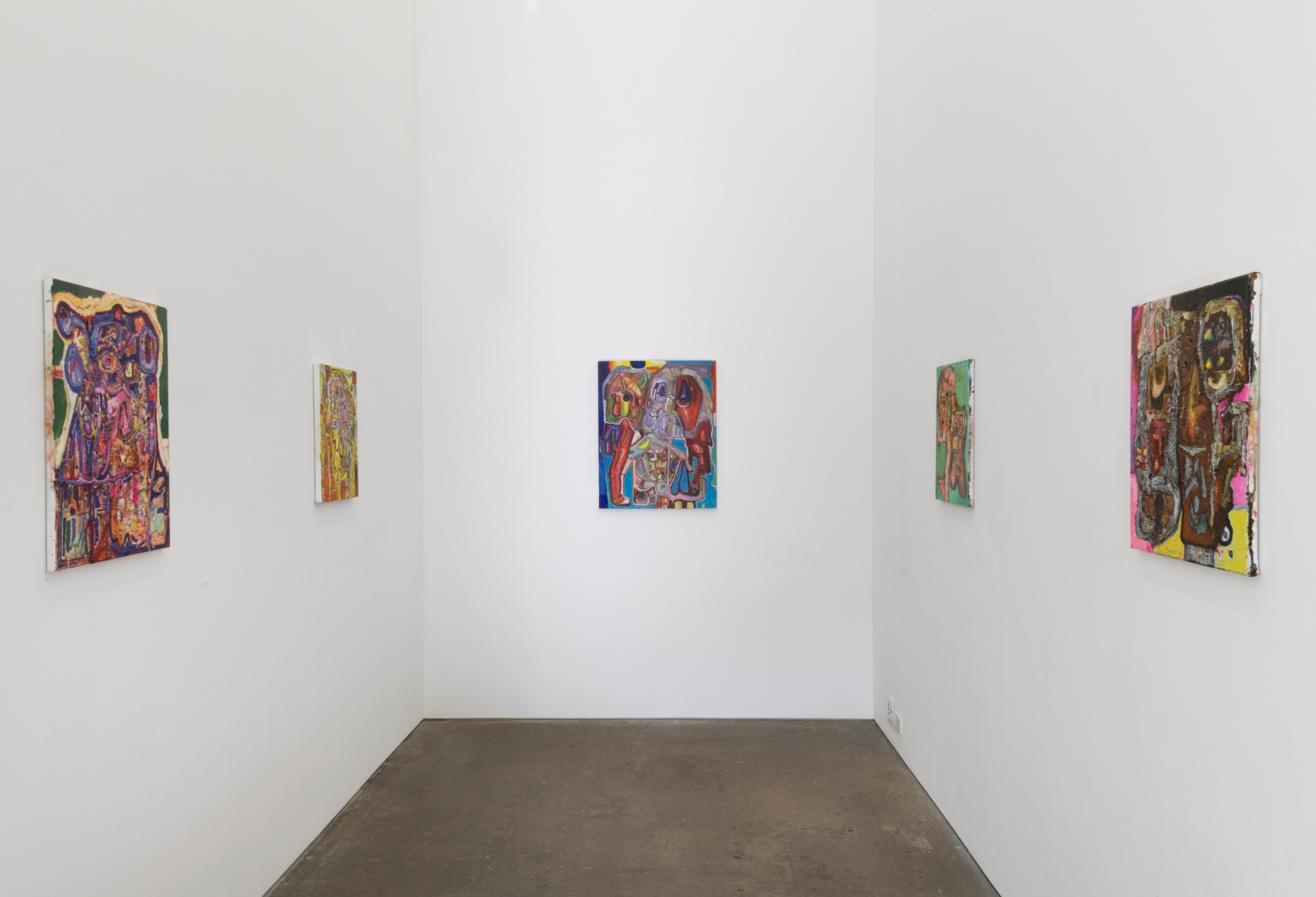 Installation view of Neon Bog