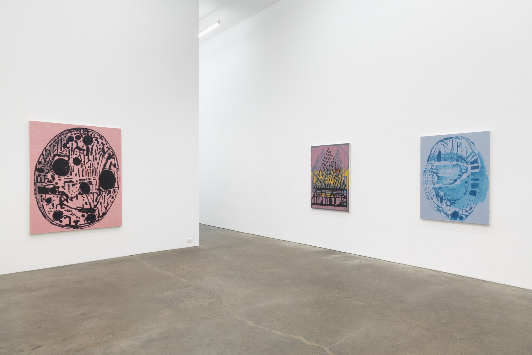 EJ Hauser, Barn Spirits, installation view at Derek Eller Gallery, New York