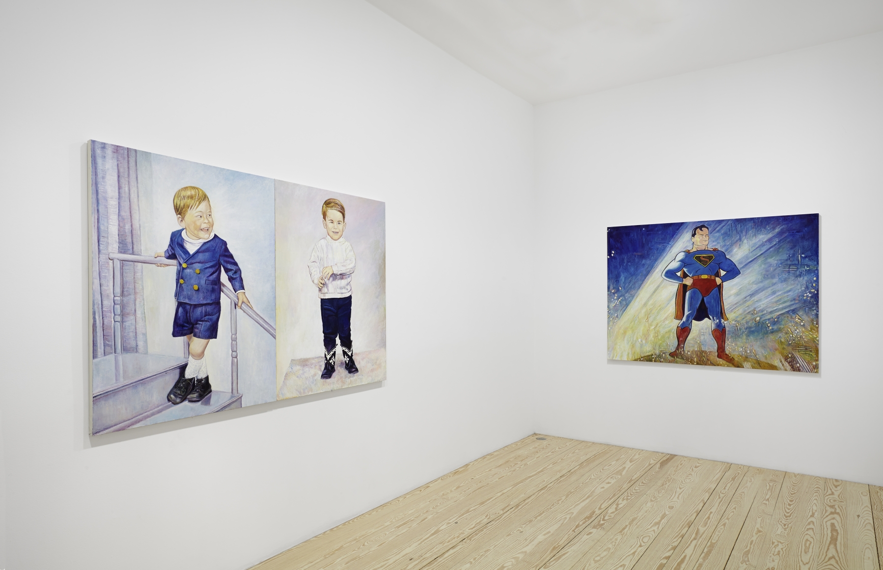 Keith Mayerson, My American Dream (Prologue), installation view at Derek Eller Gallery, New York