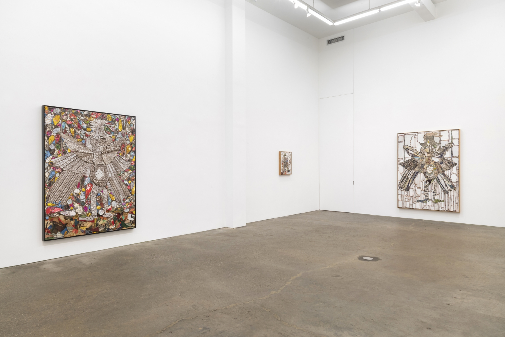 Installation view at Derek Eller Gallery, New York 