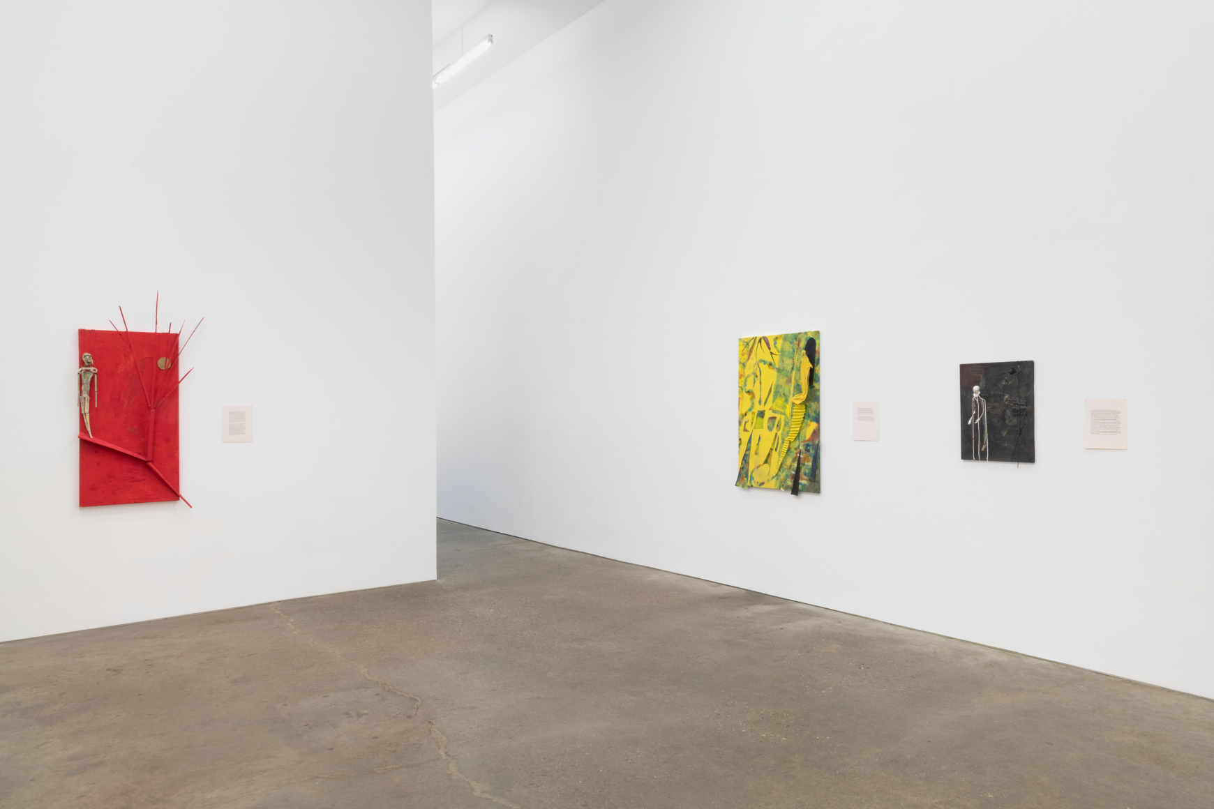 Tom Thayer, Make a Pinch Pot Out of Your Mouth, installation view at Derek Eller Gallery, New York