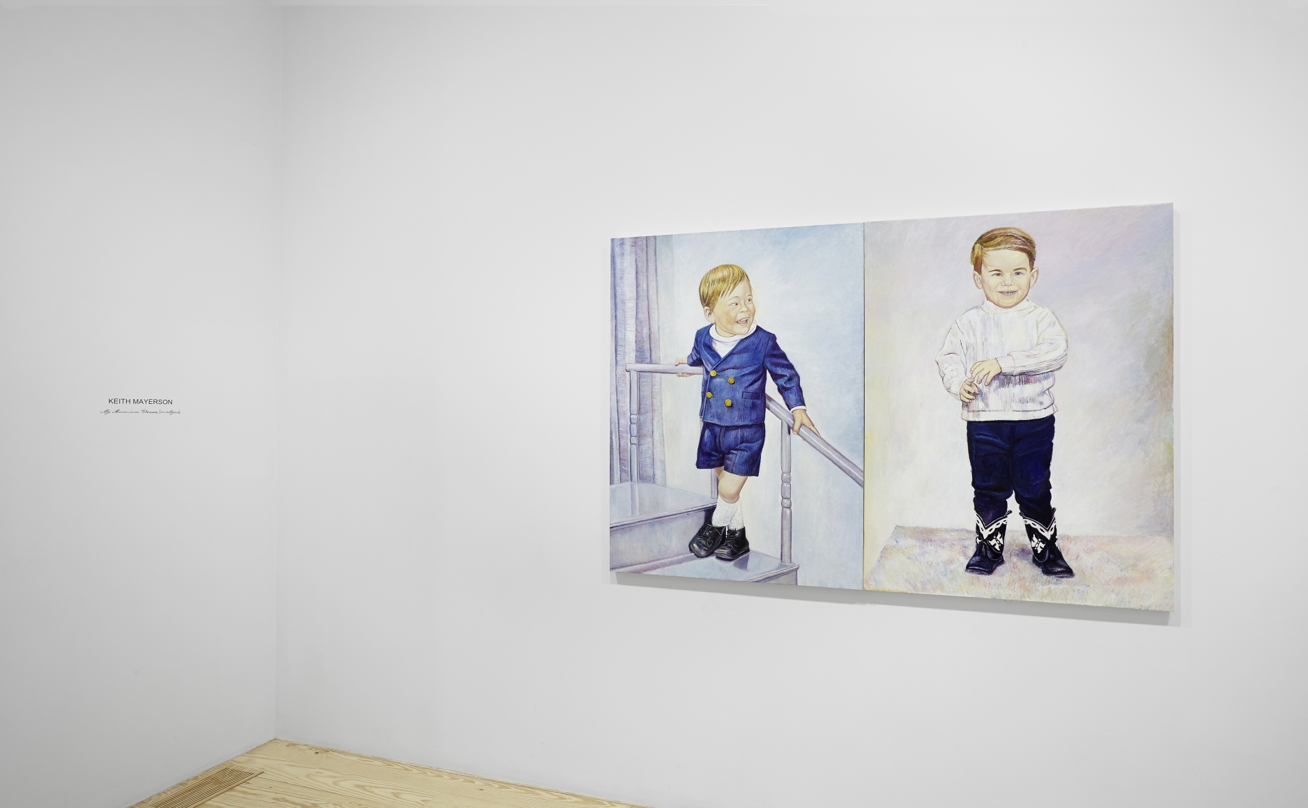 Keith Mayerson, My American Dream (Prologue), installation view at Derek Eller Gallery, New York
