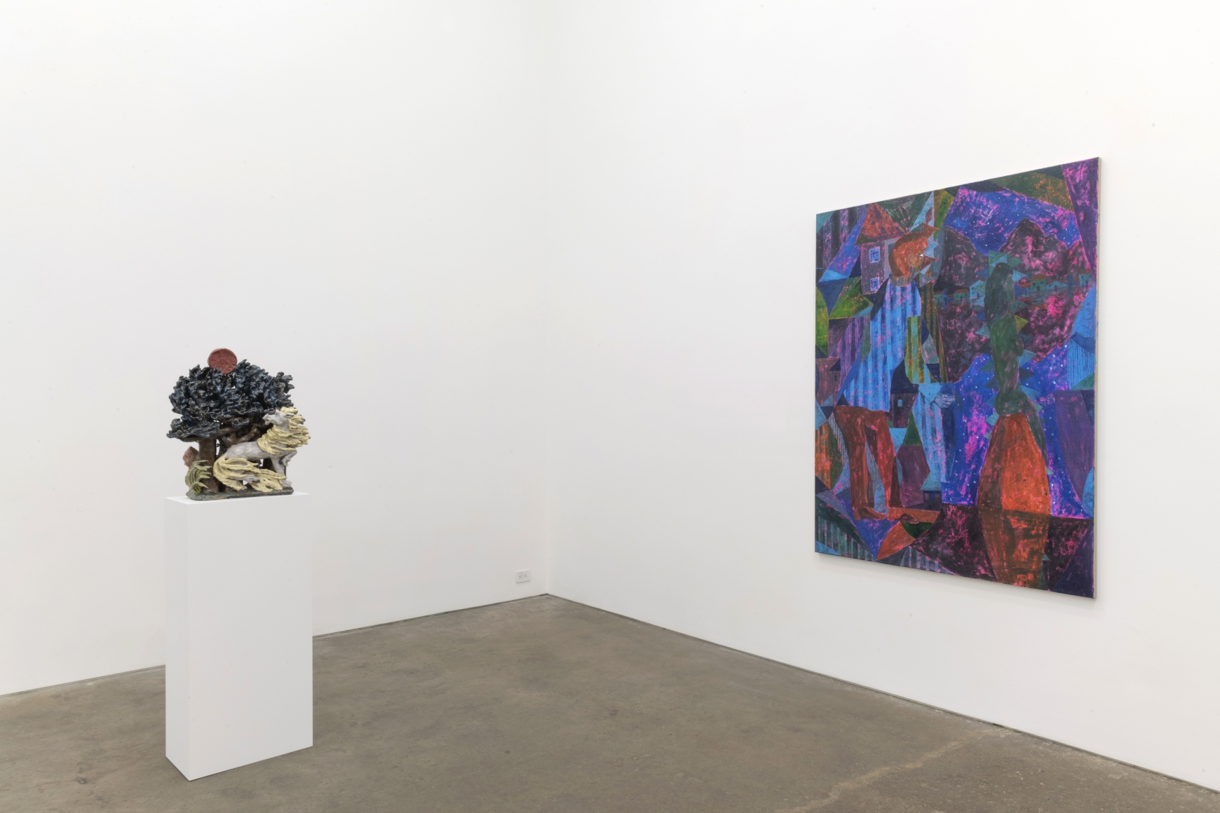 Tom Anholt / Chris Hammerlein, installation view at Derek Eller Gallery, New York 