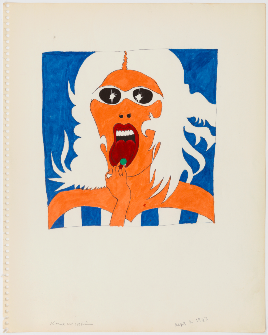 color drawing from 1963