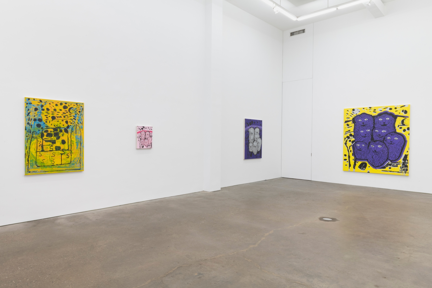 Installation view of Voyagers, April 29 – May 29, 2021