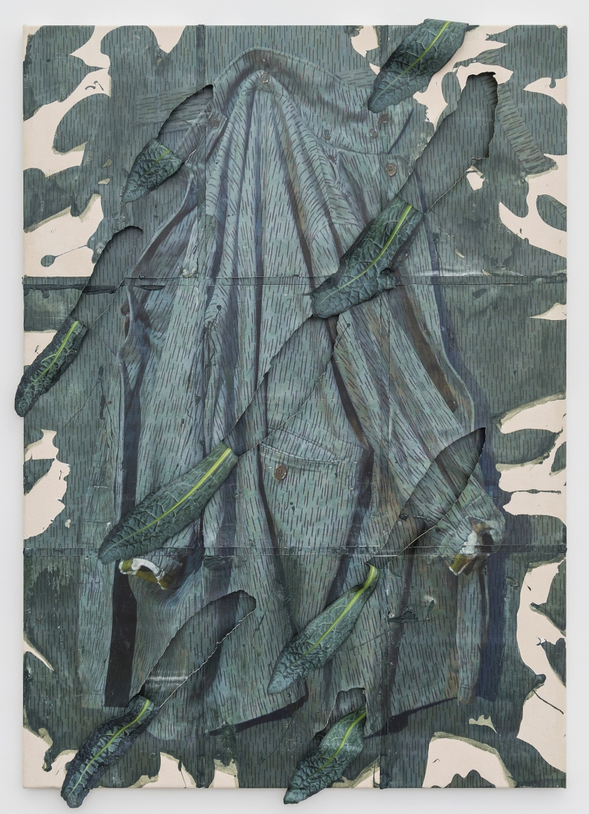 Rinse, Repeat, 2019, inkjet transfer and acrylic on canvas, Permalac
