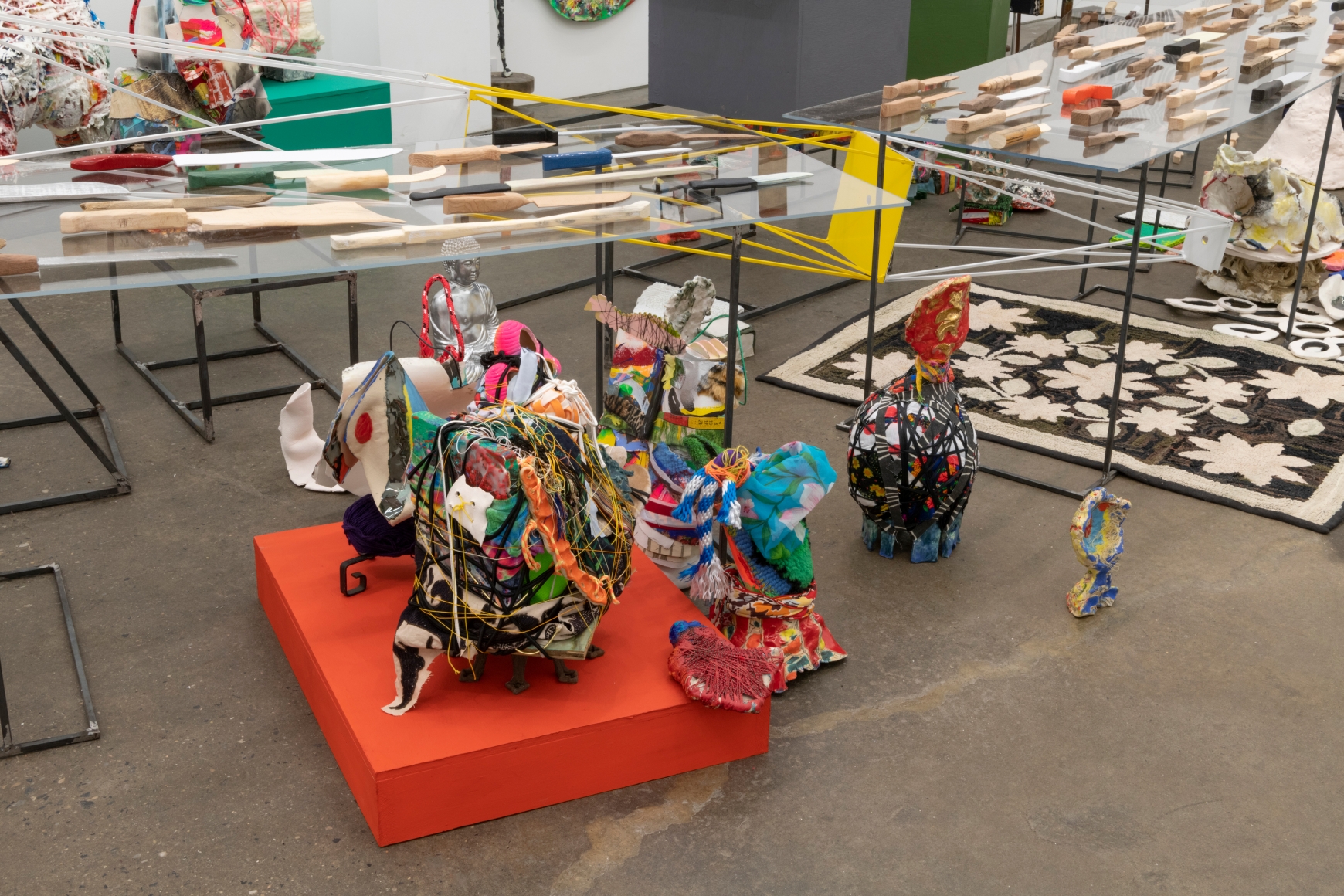 Nancy Shaver, Max Goldfarb, Sterrett Smith, Wolf Tones II, 2020, dimensions variable