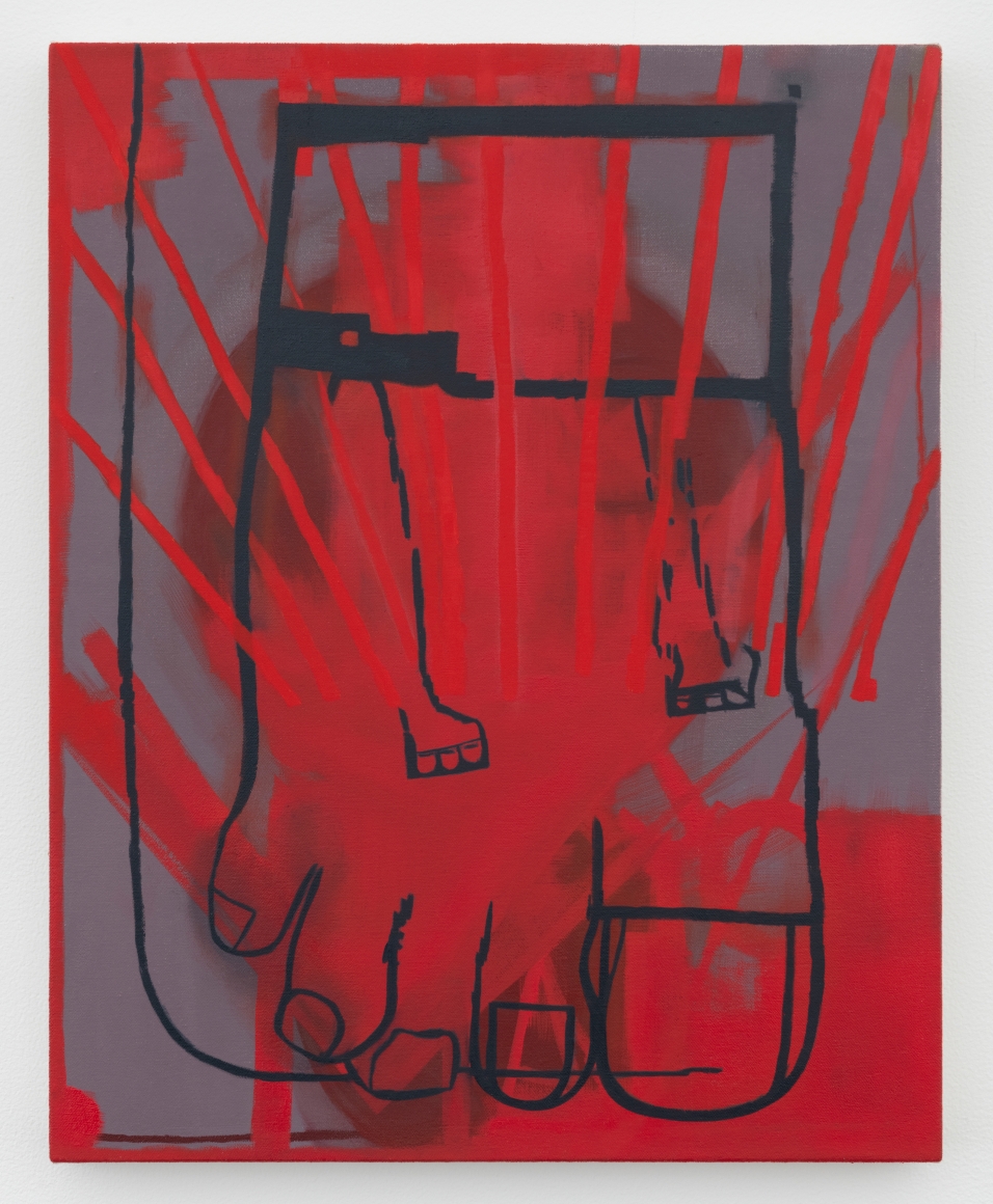 Three Feet (red), 2020-2021