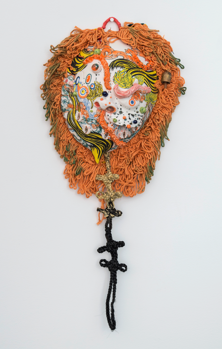ceramic and fabric mask