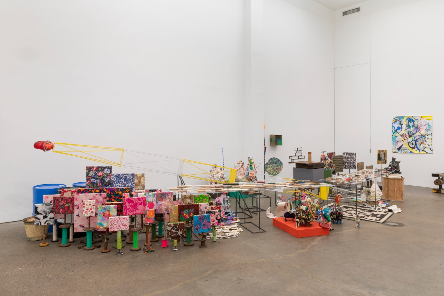 Nancy Shaver, Max Goldfarb, Sterrett Smith, Wolf Tones II, 2020, dimensions variable