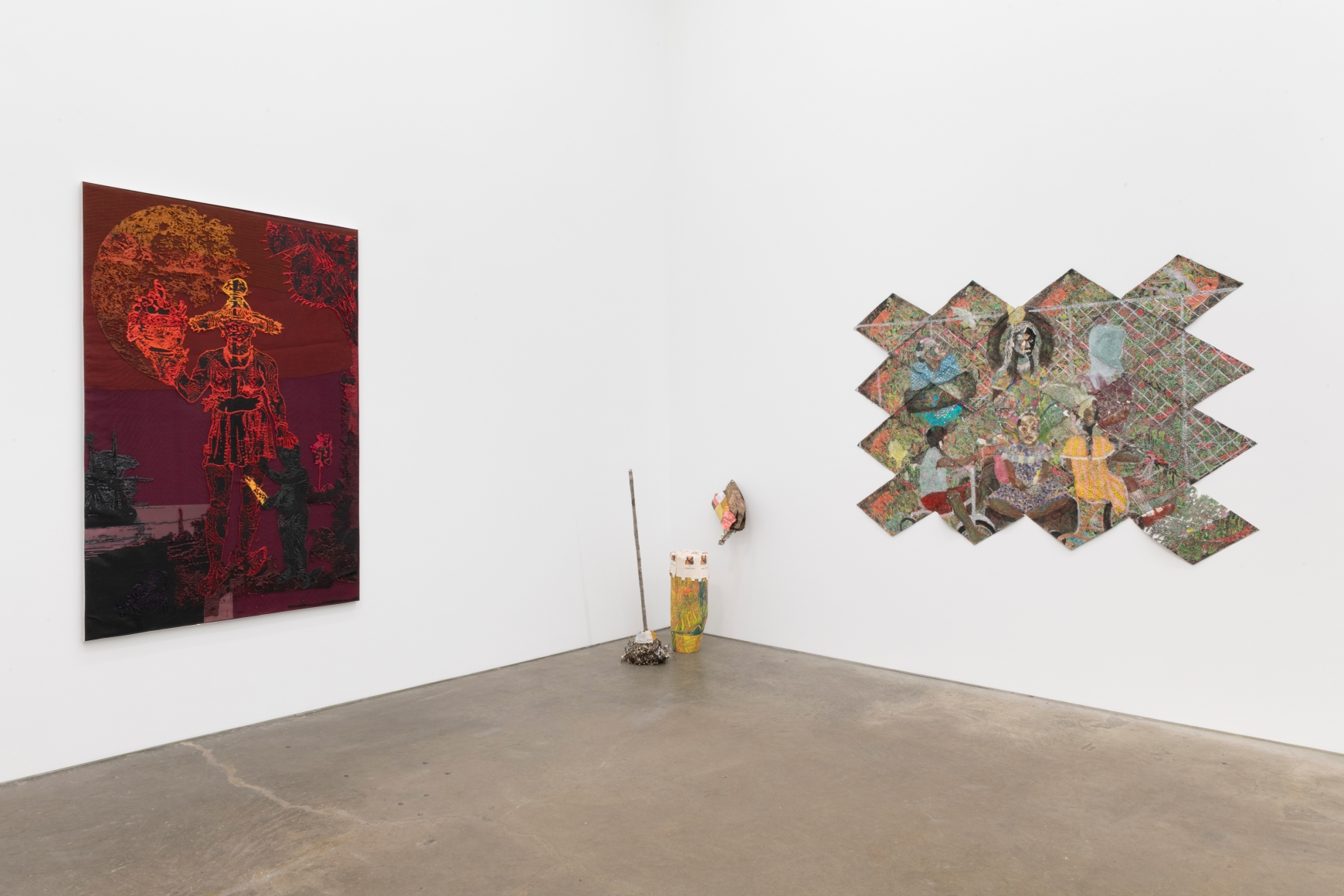 Kathia St. Hilaire & Austin Martin White "Celestial Transits", Installation view at Derek Eller Gallery, NY, 2021