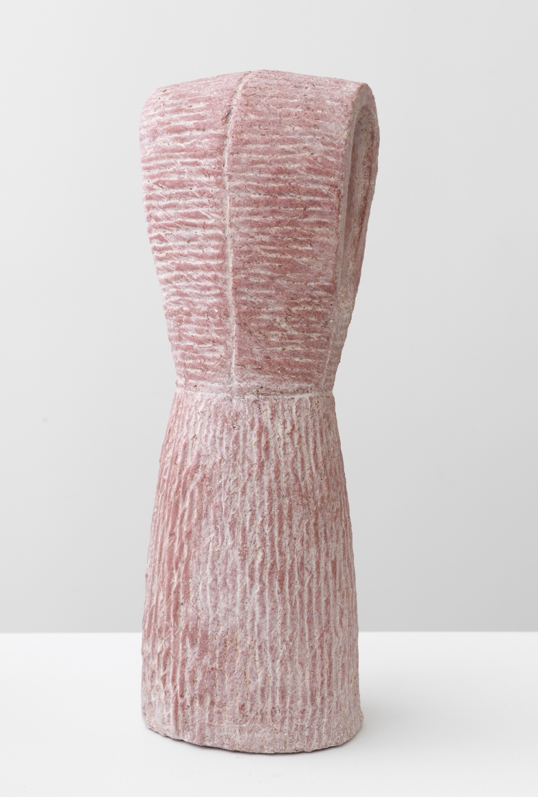 Red Thing, 2017, cardboard, plaster and paper mache