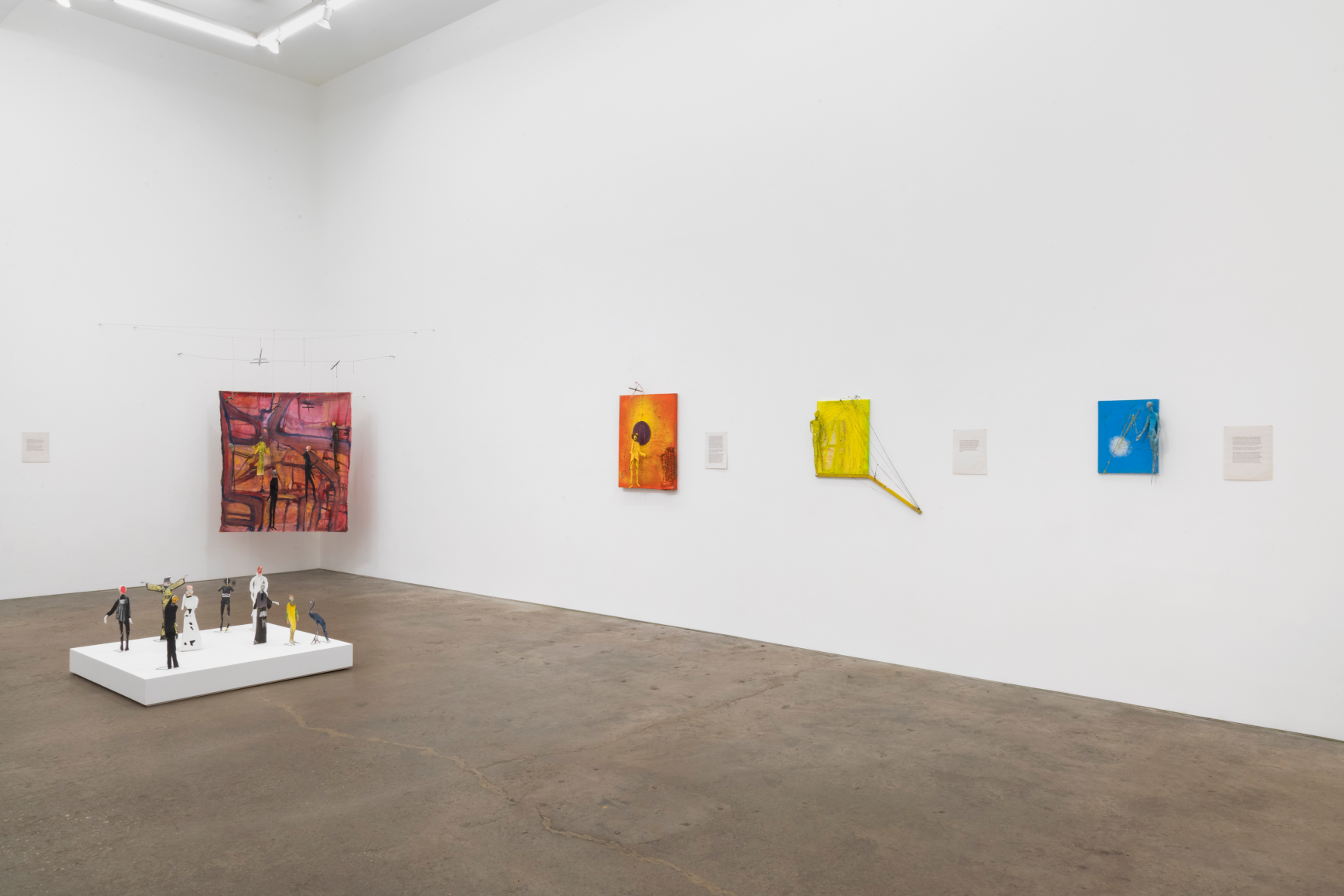Tom Thayer, Make a Pinch Pot Out of Your Mouth, installation view at Derek Eller Gallery, New York