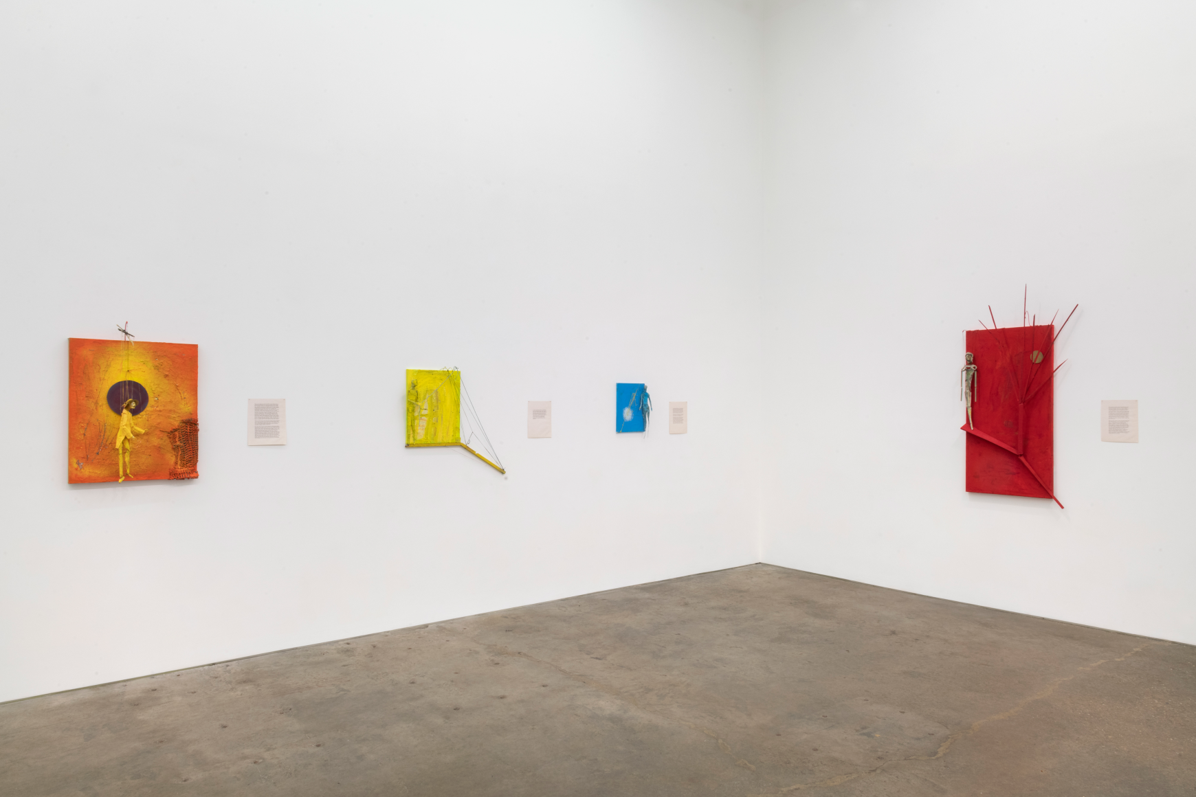 Tom Thayer, Make a Pinch Pot Out of Your Mouth, installation view at Derek Eller Gallery, New York