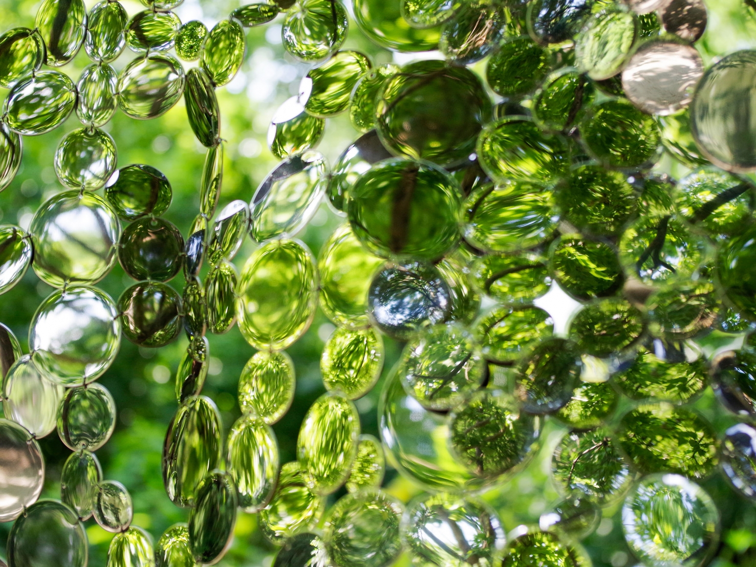 Details of Scattering Screen, 2016, stainless steel and stainless steel wire