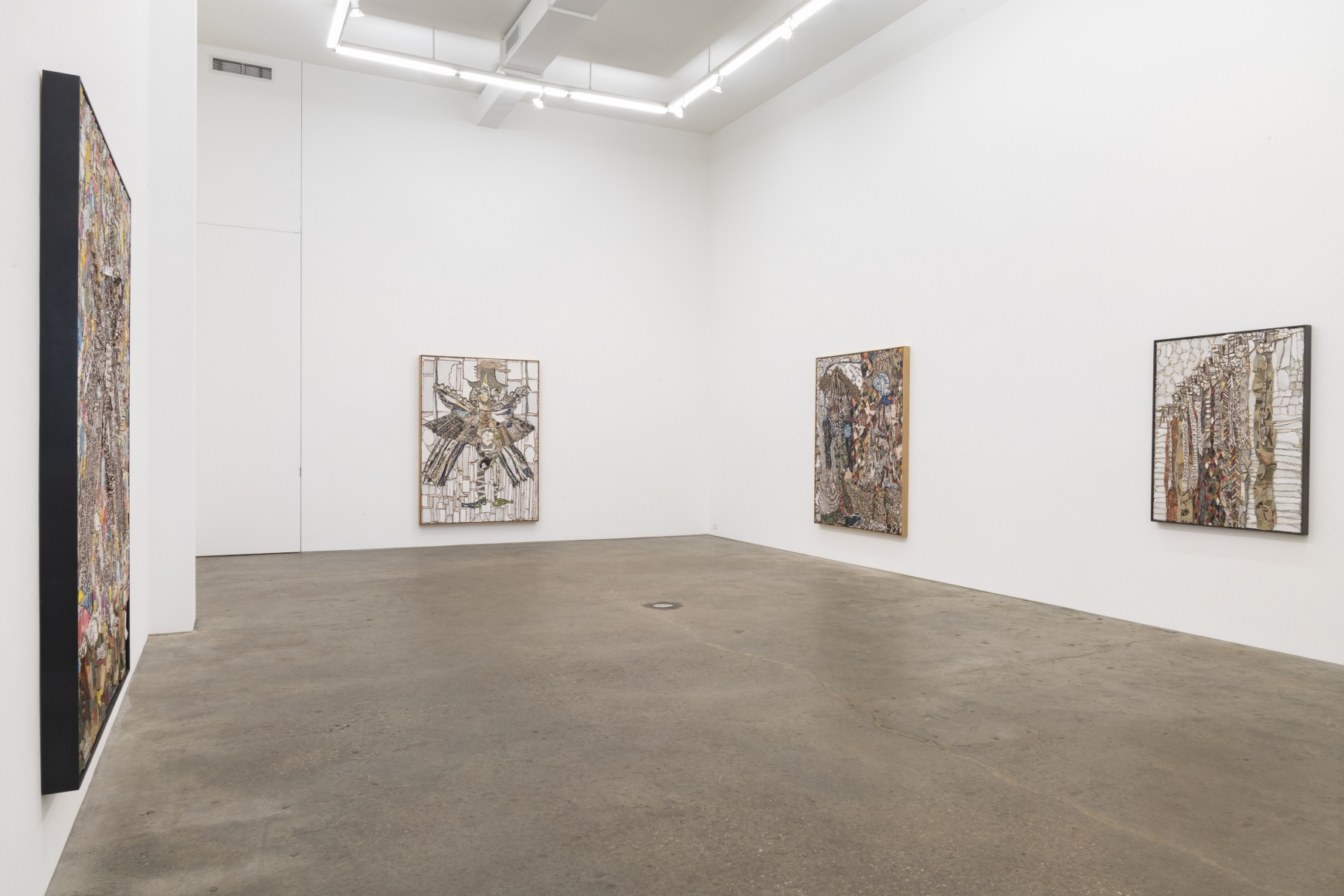 Installation view at Derek Eller Gallery, New York 