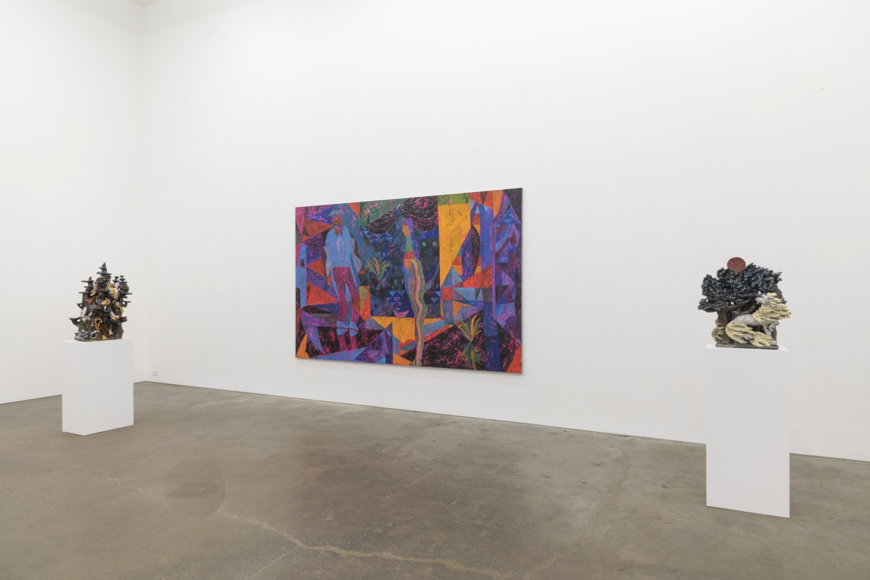 Tom Anholt / Chris Hammerlein, installation view at Derek Eller Gallery, New York 