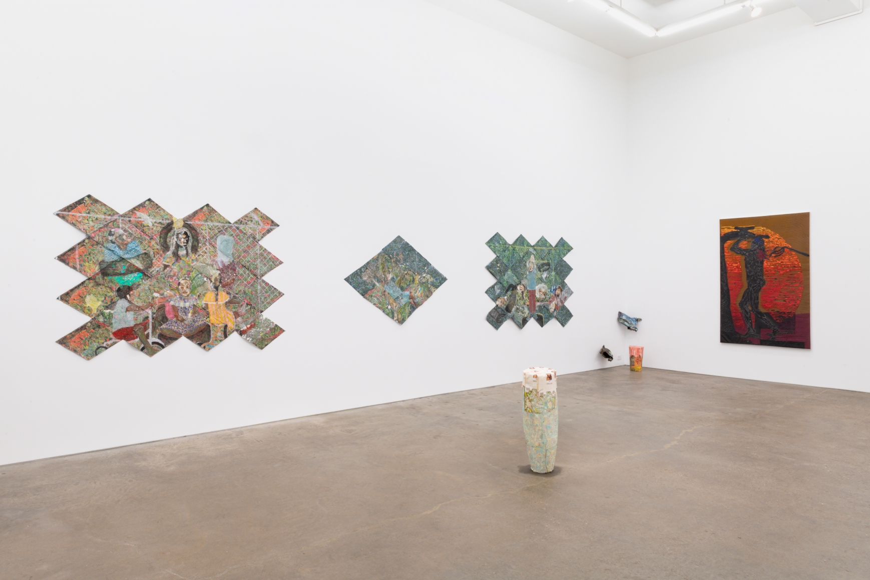 Kathia St. Hilaire & Austin Martin White "Celestial Transits", Installation view at Derek Eller Gallery, NY, 2021