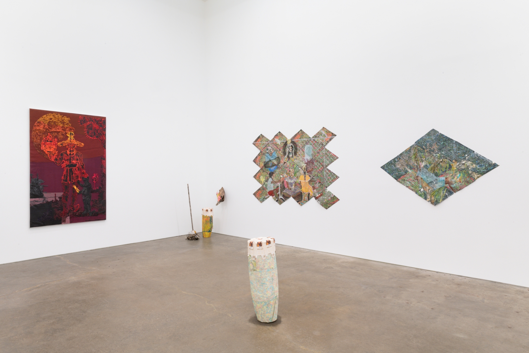 Kathia St. Hilaire & Austin Martin White "Celestial Transits", Installation view at Derek Eller Gallery, NY, 2021