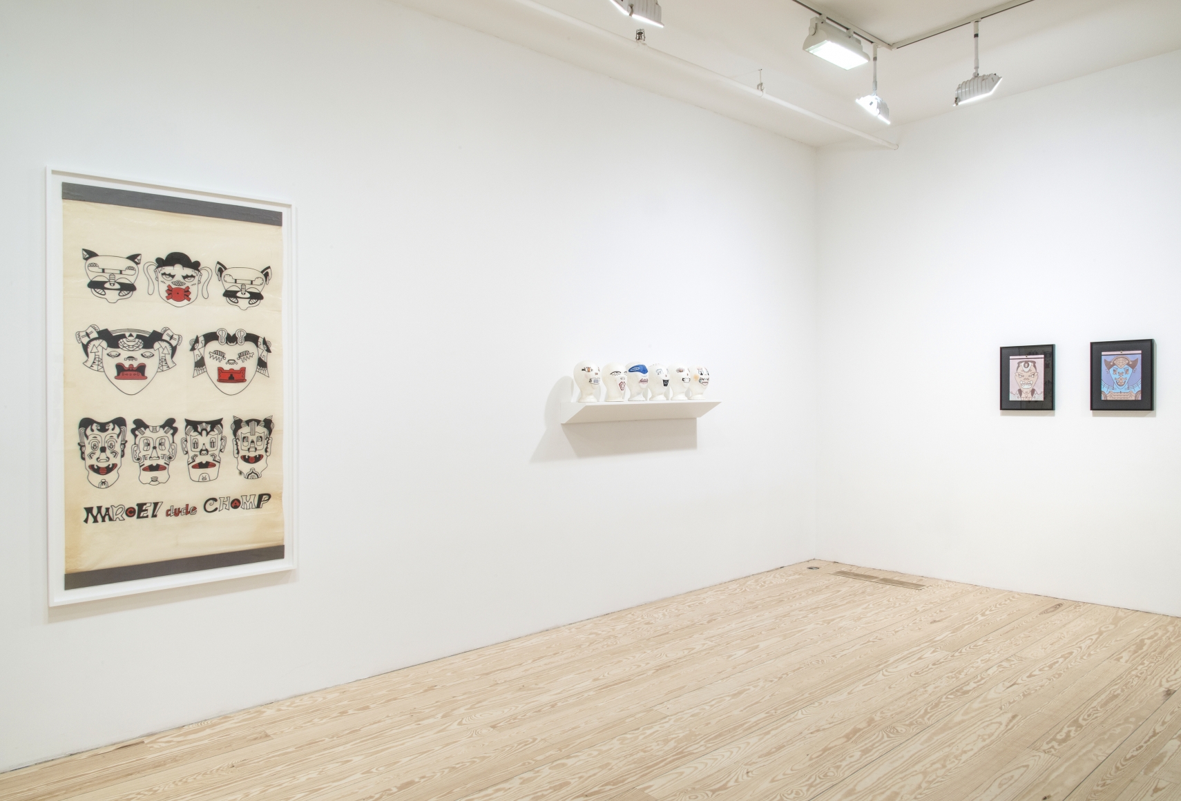 Karl Wirsum, The Hard Way: Selections from the 1970s, installation view at Derek Eller Gallery, New York 