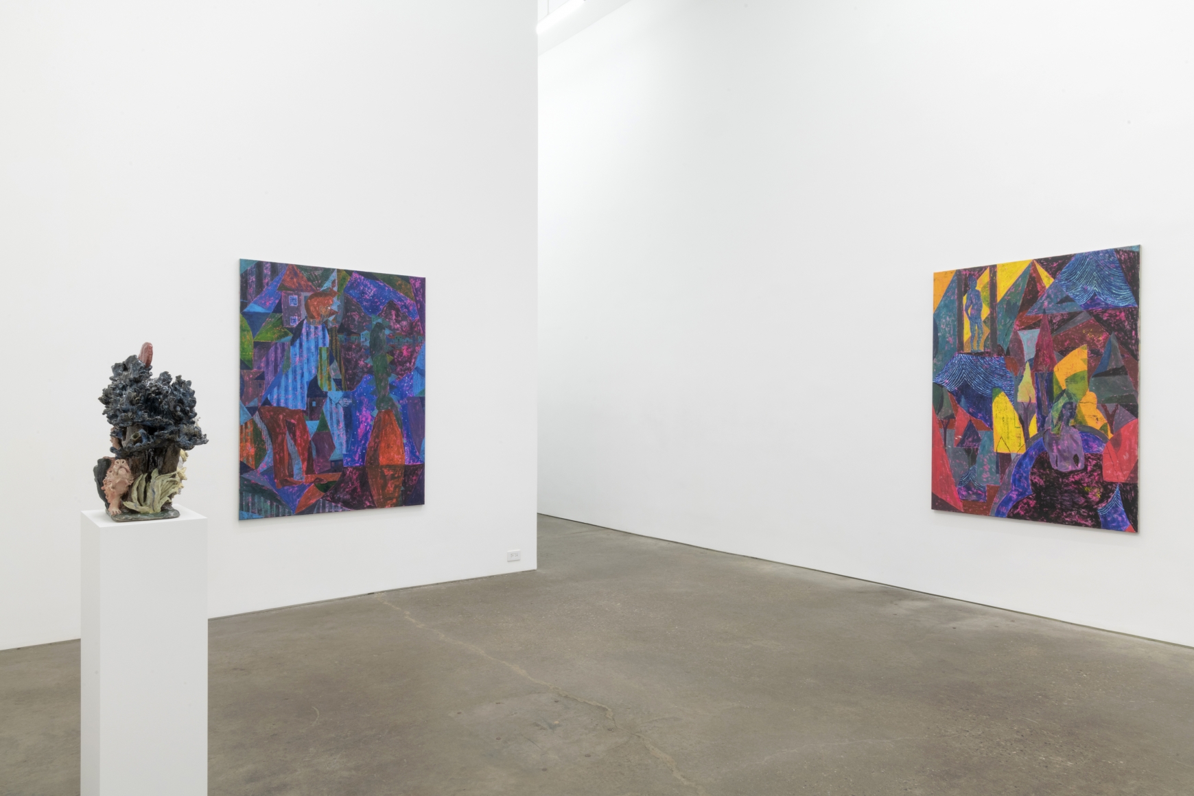 Tom Anholt / Chris Hammerlein, installation view at Derek Eller Gallery, New York 