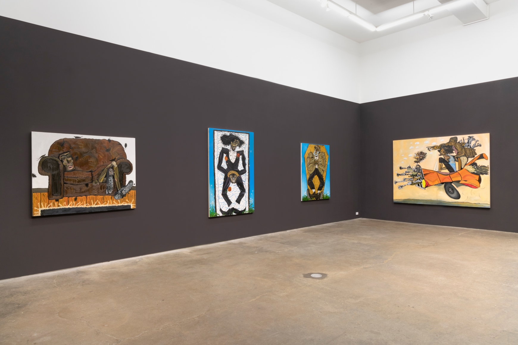 Jameson Green, installation view of Fiends' New Moon Ballet, 2021