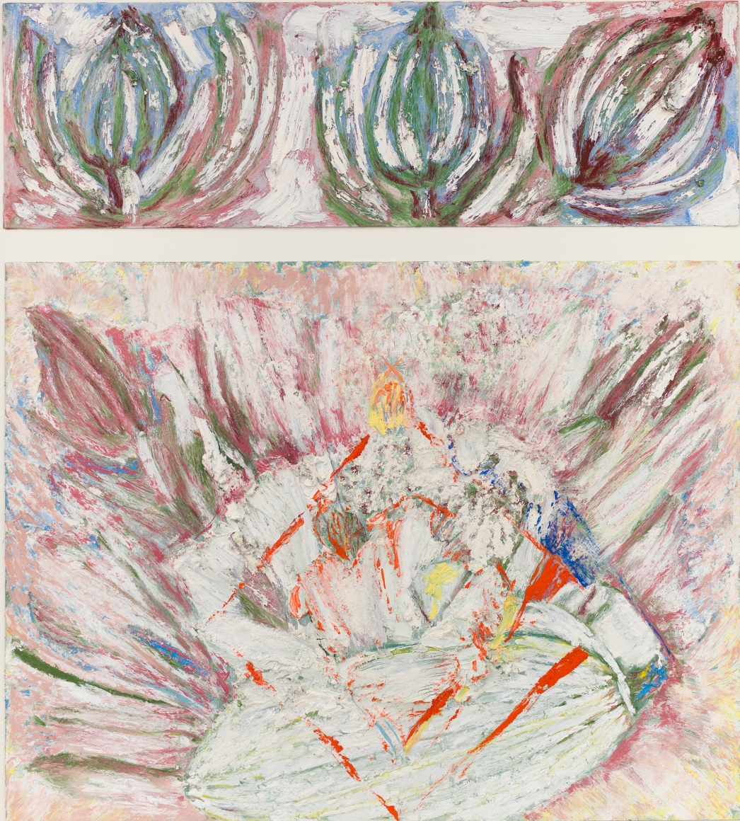 Untitled, 2018, soft pastel and oil pastel on paper