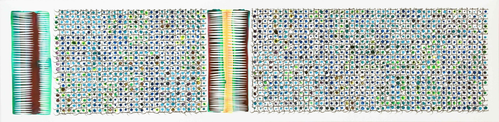 Hadieh Shafie, Grid Cut 6, 2015