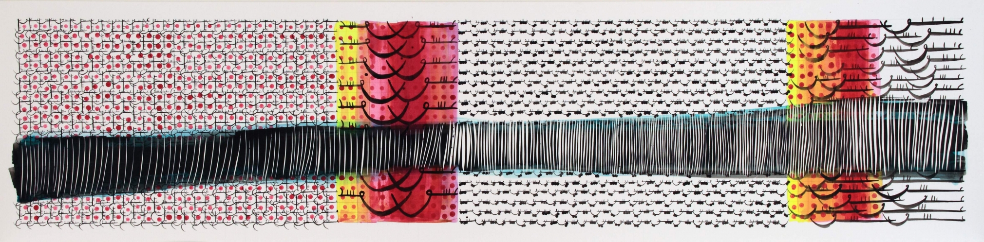 Hadieh Shafie, Grid Cut 7, 2015