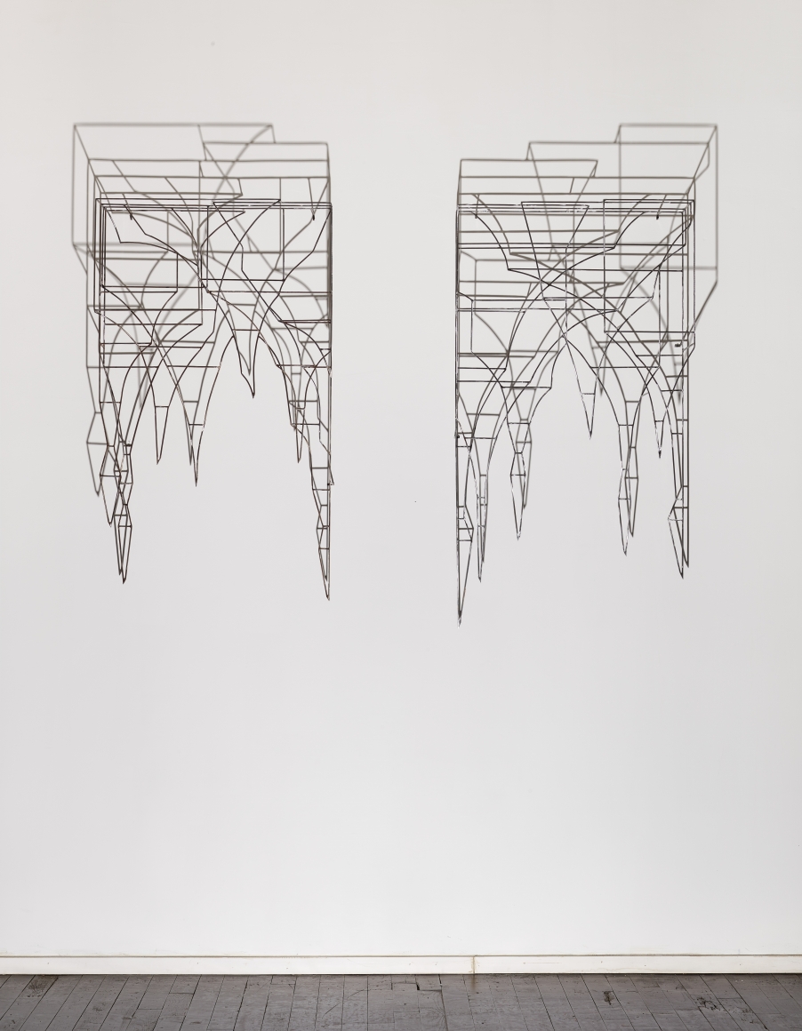 Afruz Amighi, Night Painting I & Night Painting II, 2016