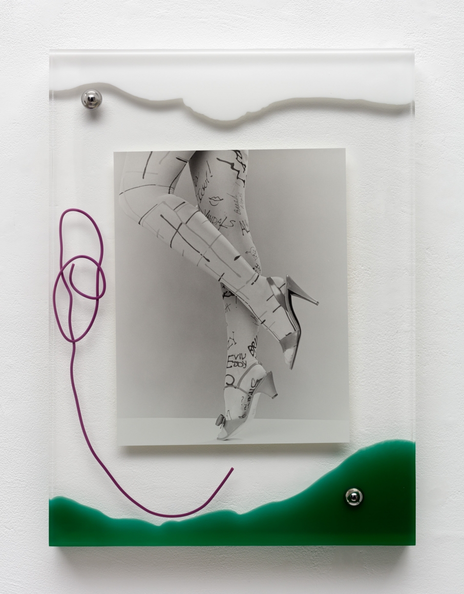 Elad Lassry, Untitled (Legs, Text)